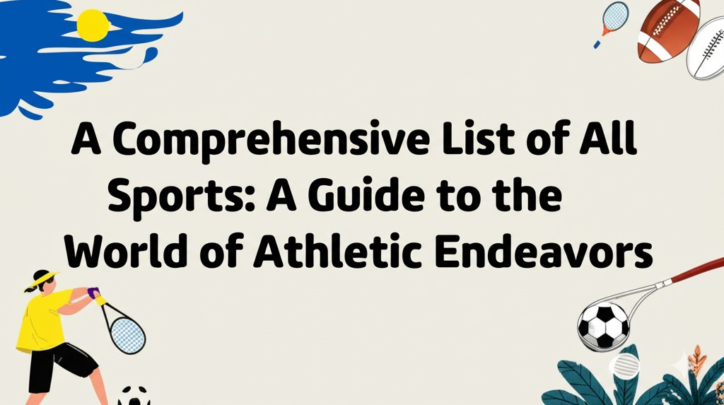 a list of all sports