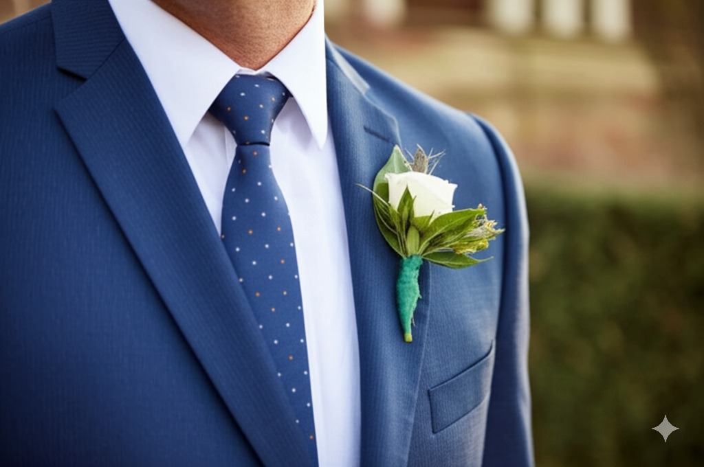 a slit in sport coat for boutoneer