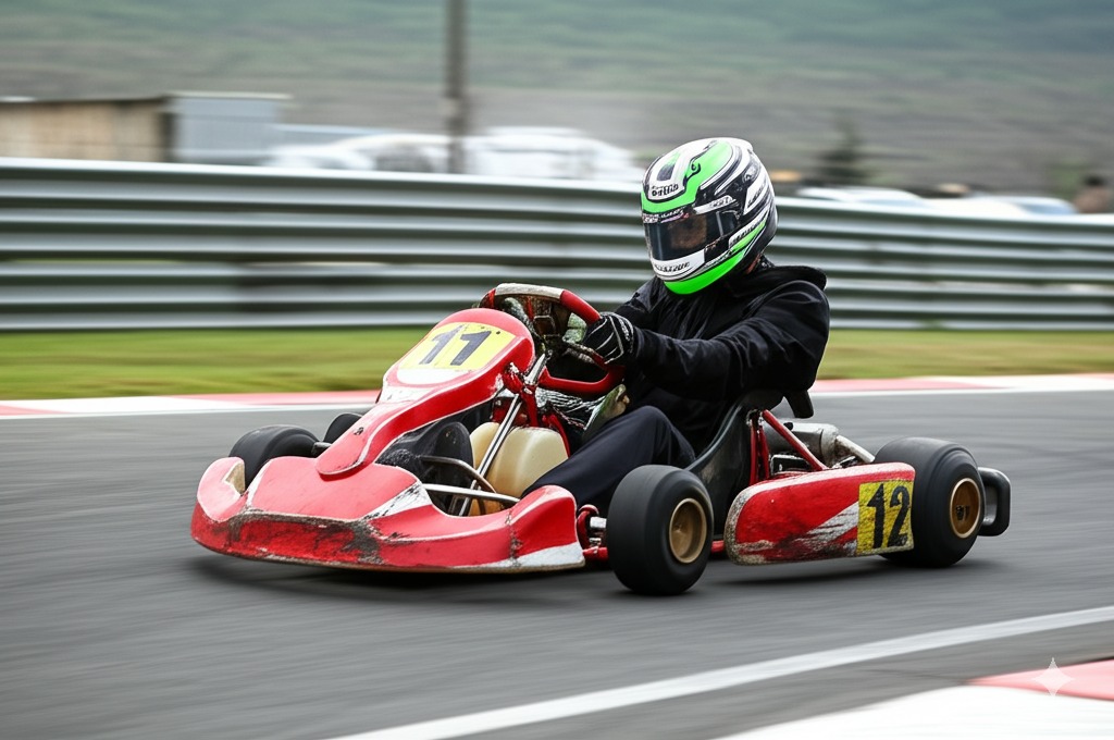 a two-word vehicle used in a certain sport