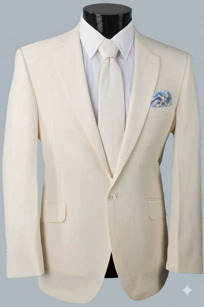 a white sport coat